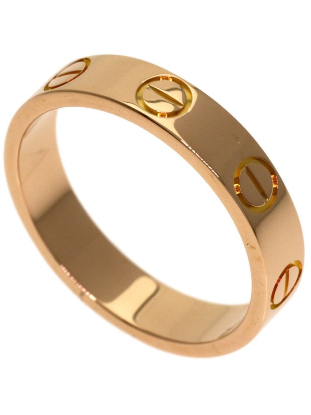 Cartier Mini Love Ring 47 18k Pink Gold